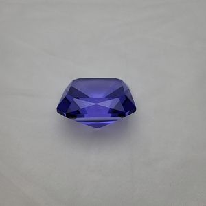 *Rare* Oleg Cassini Signed Cobalt Sapphire Square Cut Crystal Paperweight